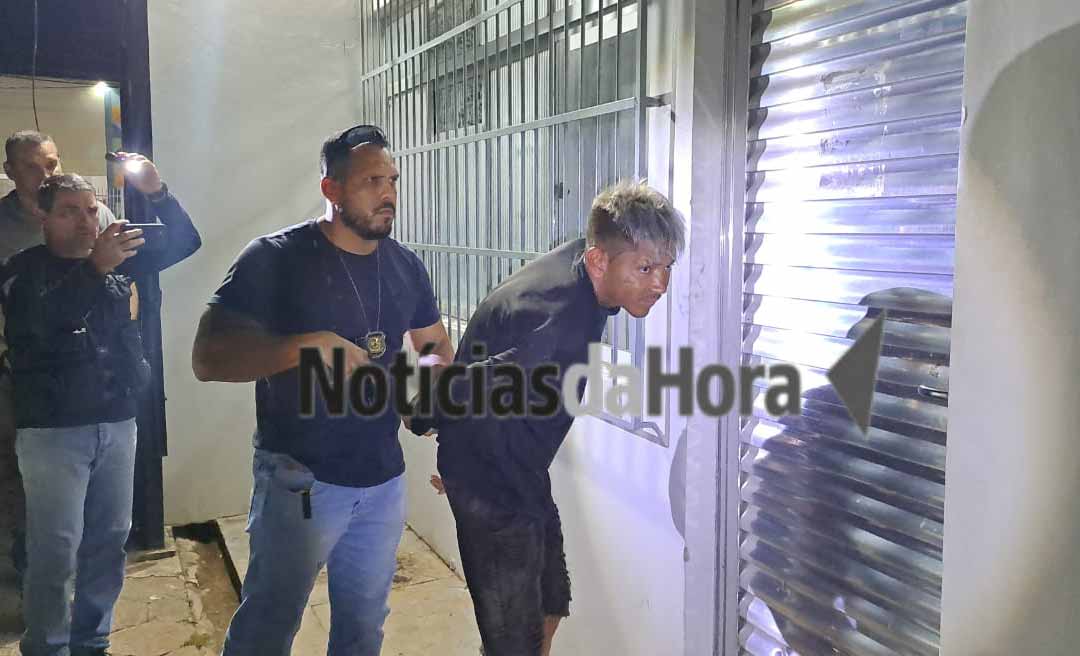 Homem condenado a 18 anos foge do Fórum Criminal e é recapturado pela Polícia Civil no bairro Belo Jardim I, em Rio Branco