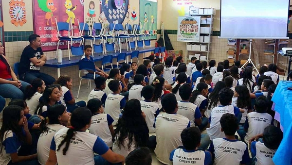 Sétima arte em Porto Acre: Projeto “Cinema na Roça” leva cultura a escolas rurais e ribeirinhas e alcança quase mil pessoas