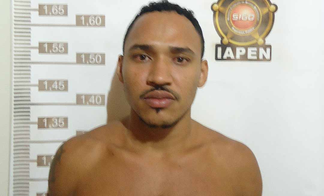 Foragido do Complexo Penitenciário de Rio Branco é recapturado após dois dias de buscas