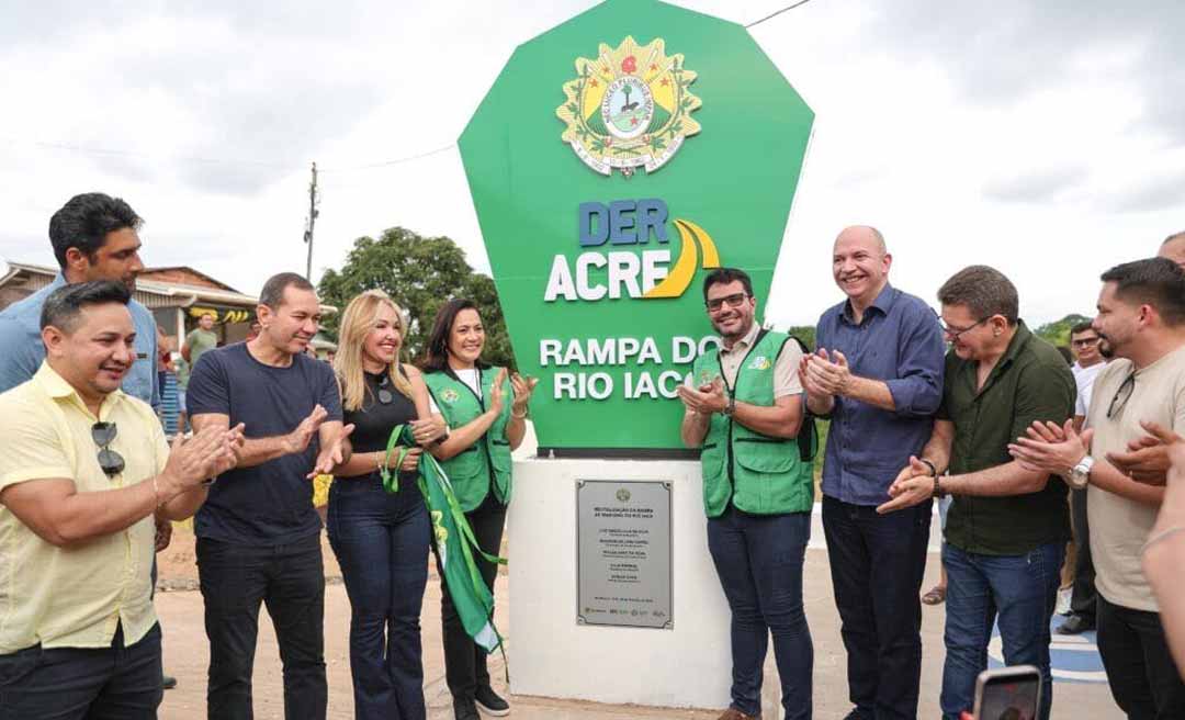 Governo do Acre entrega rampa às margens do Rio Iaco e reforça compromisso com o desenvolvimento de Sena Madureira