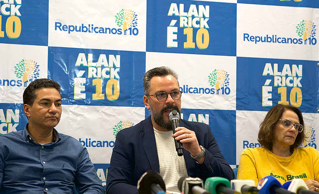 Pré-candidato ao governo do Acre, Alan Rick descarta qualquer aliança com a esquerda em 2026