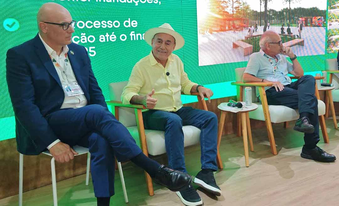 Na COP30, Bocalom alerta que é necessário preservar o meio ambiente "sem escravizar o ser humano"