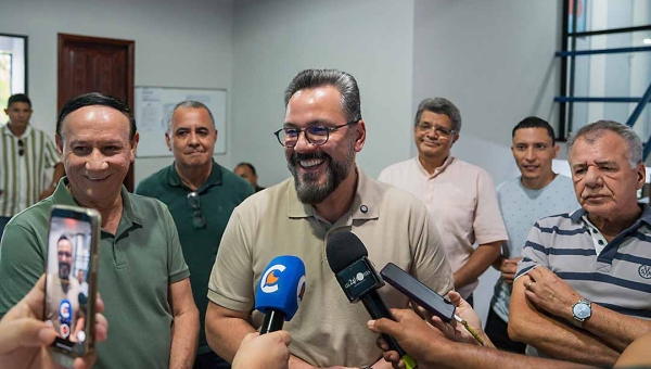 Alan Rick é recebido no MDB e não descarta vice do partido em sua chapa de governo em 2026