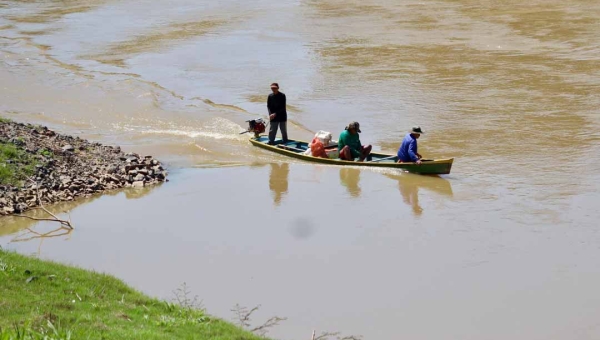 Manancial em elevação: Rio Acre alcança 5,54 metros na Capital, segundo boletim da Defesa Civil