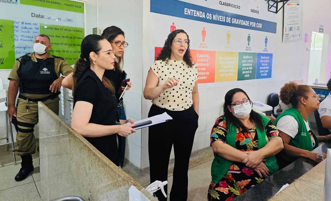 Equipes de auditores do TCE-AC fiscalizam UPAs de Rio Branco nesta sexta-feira