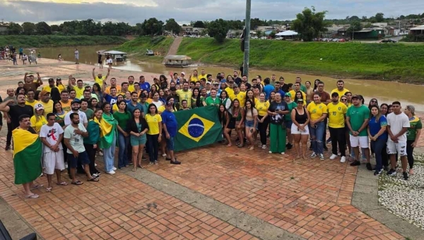 Carreata de fãs de Bolsonaro em Rio Branco foi um verdadeiro fiasco