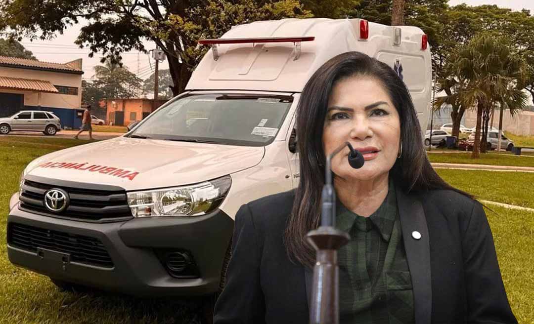 Deputada Antonia Sales garante ambulância para atender comunidades entre os municípios de Tarauacá e Cruzeiro do Sul