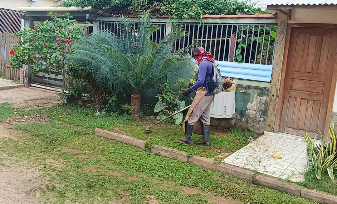 Limpeza urbana no Quinari é intensificada com a chegada do inverno amazônico