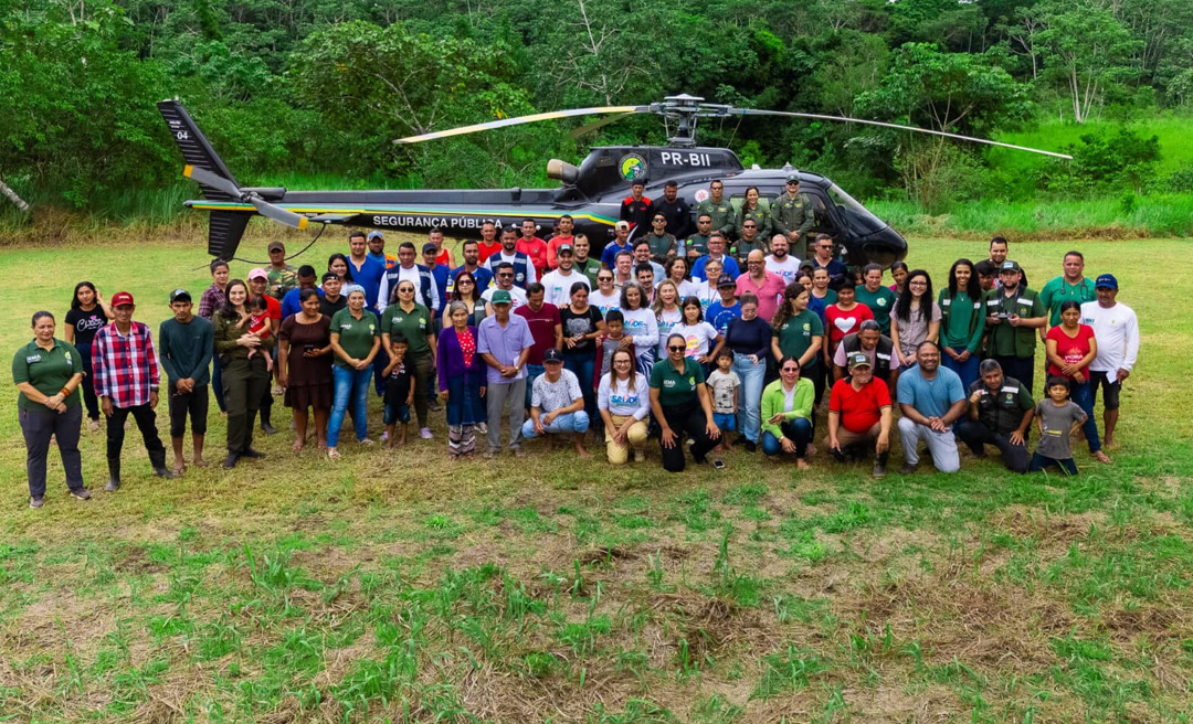Governo do Acre leva saúde e cidadania aos moradores no Parque Estadual Chandless