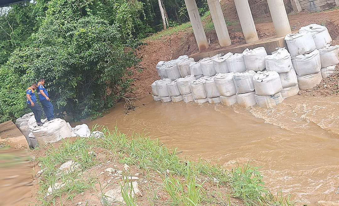 Defesa Civil faz inspeção preventiva na Capital após aumento do nível das águas dos igarapés