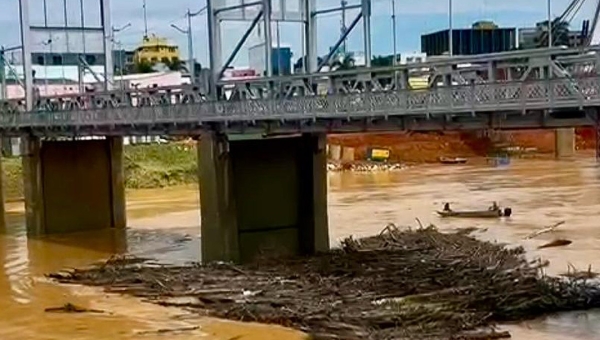 Rio Branco registra nova elevação do Rio Acre após forte chuva; acumulado supera 50 mm em 24 horas e manancial já ultrapassa 10 metros