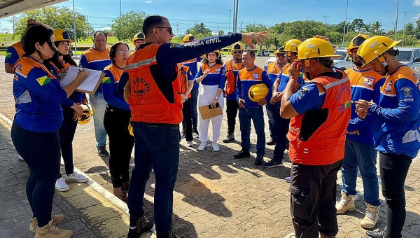 Defesa Civil realiza simulado para aprimorar resposta a enchentes em Rio Branco