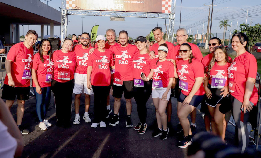 Vice-governadora Mailza prestigia 3ª Corrida do Ifac, que une esporte e solidariedade em apoio ao Hospital da Criança e Natal dos Correios