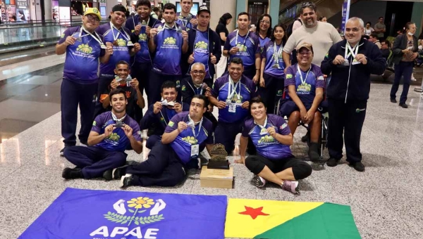Estudantes do Acre conquistam medalhas de ouro, prata e bronze nas XXIV Olimpíadas Especiais das Apaes, em Brasília