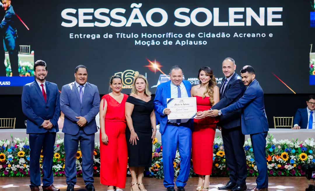 Líder do Governo, Manoel Moraes homenageia ITERACRE mais de 12 mil títulos entregues em 3 anos