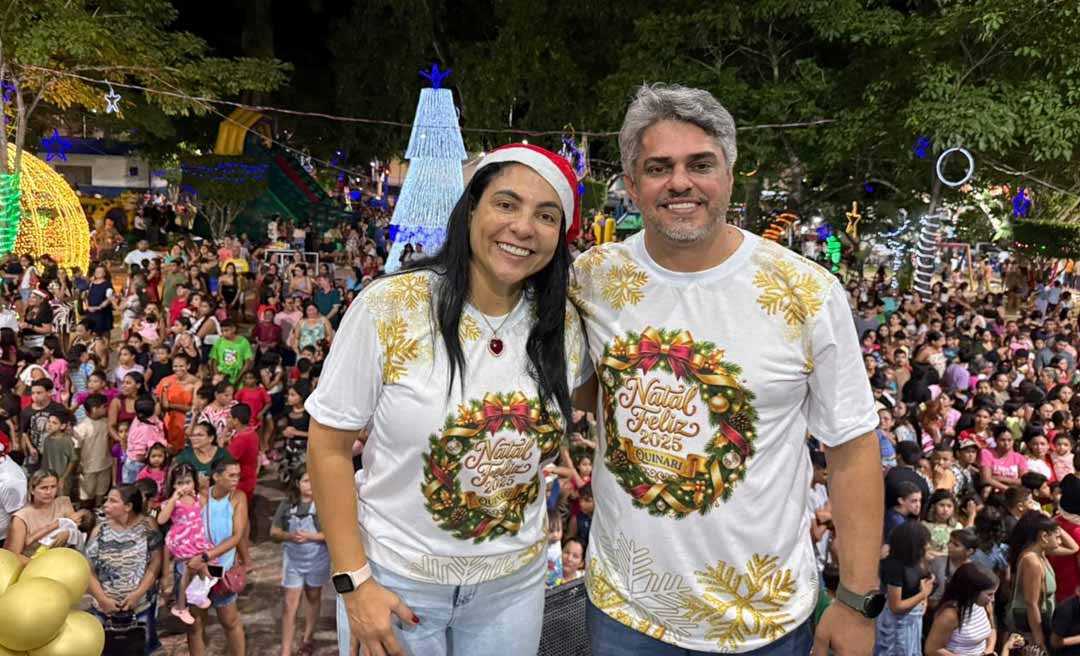 Entrega de presentes de Natal reúne milhares de famílias em Senador Guiomard