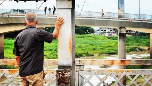 Nível do Rio Acre sobe mais de dois metros em 24 horas, mas segue abaixo da cota de alerta em Rio Branco