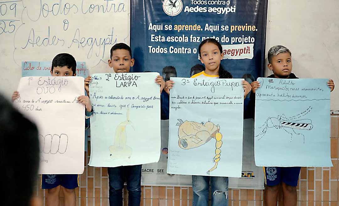 Concurso do projeto Todos Contra o Aedes mobiliza escolas do Acre e entra em fase de avaliação