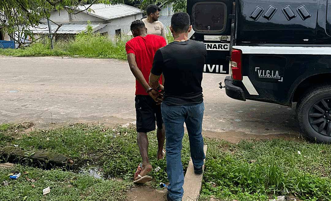 Homem condenado a mais de 19 anos de prisão por roubo e tráfico é preso pela Polícia Civil