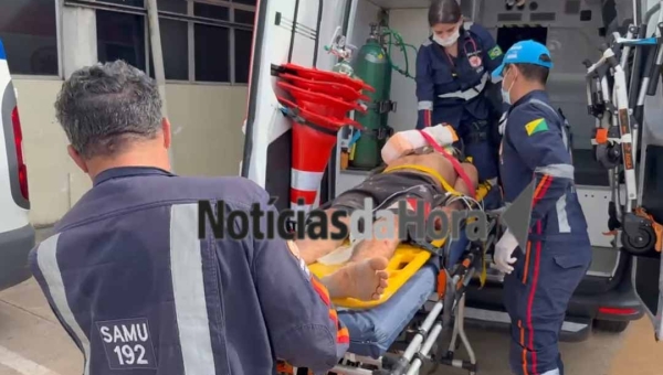 Espancamento em via pública deixa foragido da Justiça ferido no bairro Jardim Primavera, em Rio Branco