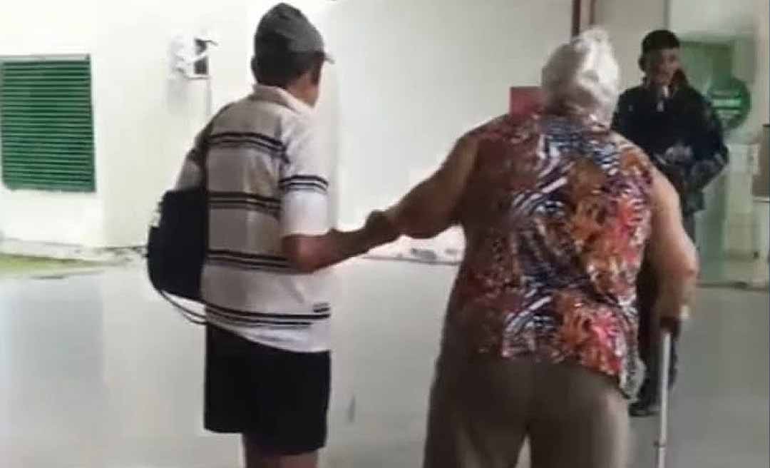 Neta denuncia falta de cadeira de rodas para pacientes obesos na Fundação Hospitalar de Rio Branco: "Um funcionário disse que só tem uma, porém está quebrada"