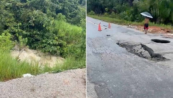 Com a possibilidade de isolar o Juruá após igarapé transbordar, Dnit declara situação de emergência na BR-364