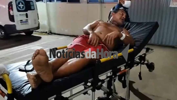 Homem em situação de rua fica em estado grave após ser atropelado ao tentar atravessar cruzamento da Avenida Ceará com a Rua José de Melo