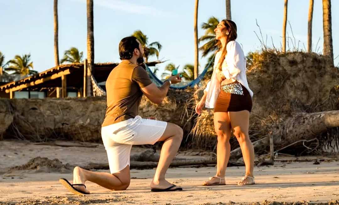 Ela aceitou! Deputado Emerson Jarude anuncia pedido de casamento à ex-primeira-dama do Acre, Ana Paula Correia