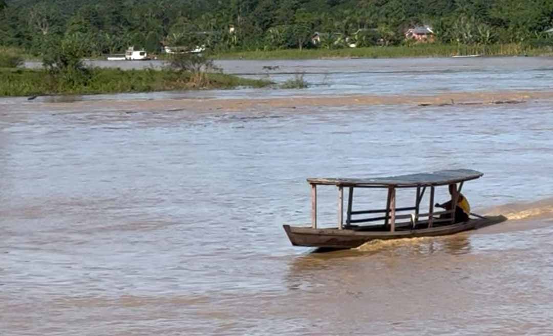 Boletim hidrológico desta segunda-feira aponta elevação do nível do rio em Boca do Acre