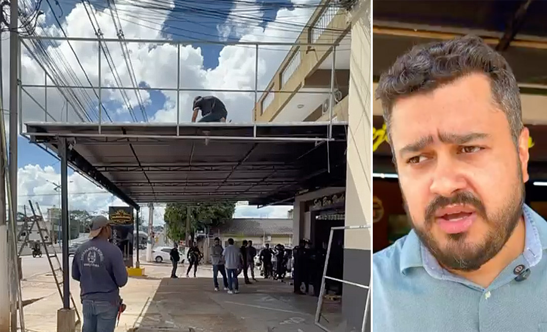 Dono da Casa de Carnes Rota do Boi diz sofrer perseguição e remove estrutura por determinação de fiscal da Prefeitura de Rio Branco