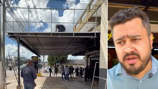 Dono da Casa de Carnes Rota do Boi diz sofrer perseguição e remove estrutura por determinação de fiscal da Prefeitura de Rio Branco