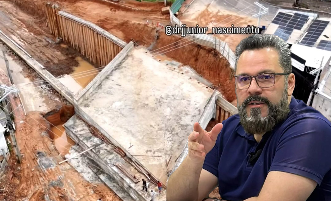 Vídeo nas redes mostra avanço do viaduto da Avenida Ceará, obra viária viabilizada através de emenda do senador Alan Rick