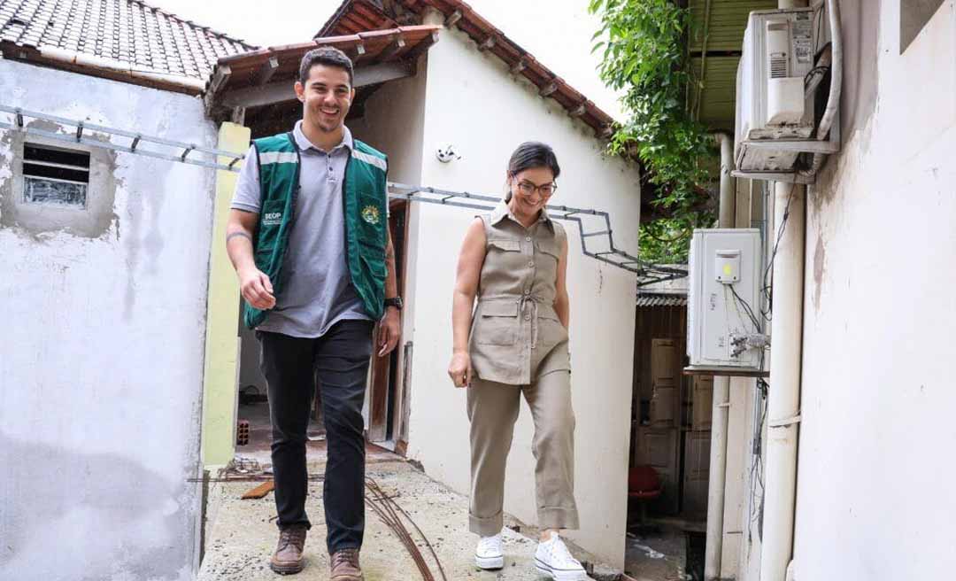 Governo do Acre avança nas obras de revitalização da Rádio e TV Aldeia