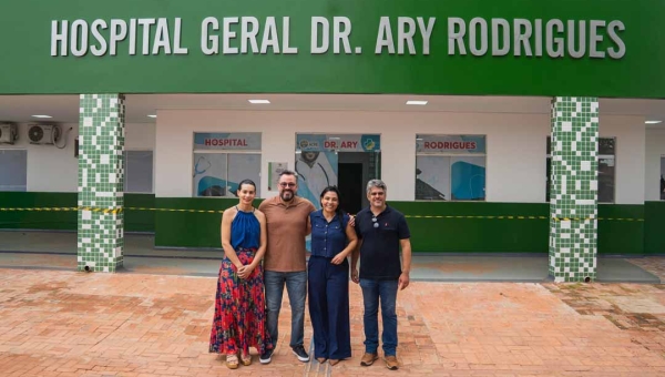 Com emenda de Alan Rick, hospital de Senador Guiomard é entregue revitalizado