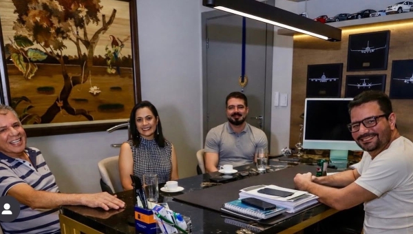 Gladson e Mailza recebem Vagner Sales e falam em aliança com o MDB: “2026 é nosso!”