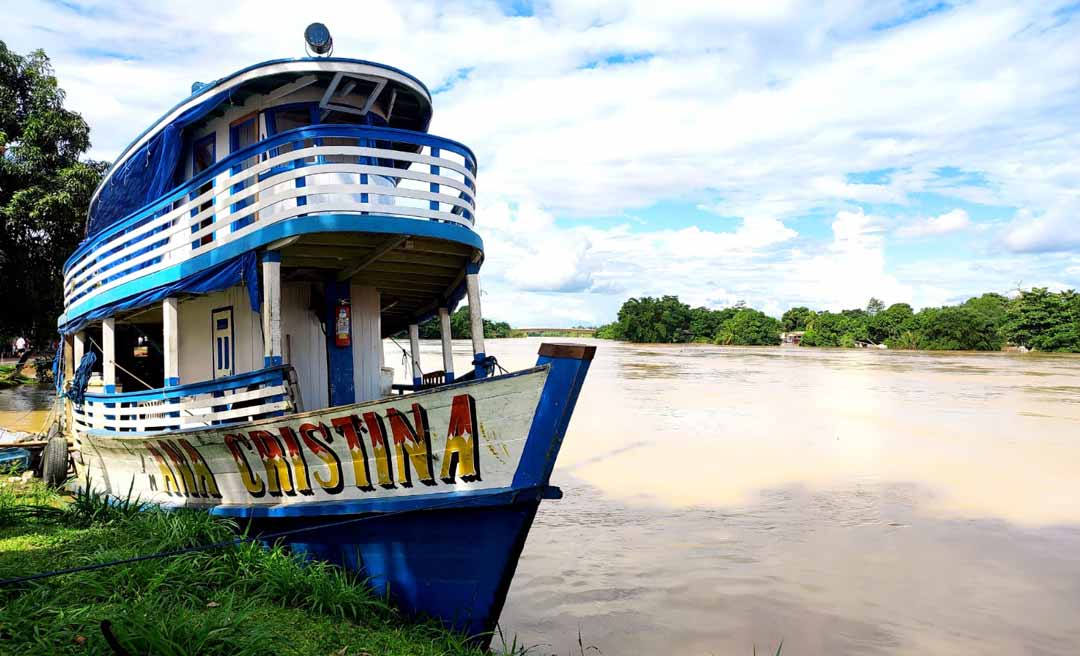 Rio Acre continua subindo em Rio Branco e nível do manancial se aproxima dos 15 metros