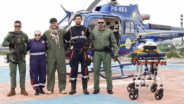 Acre alcança excelência em resgates aeromédicos com atuação integrada do Ciopaer e Samu