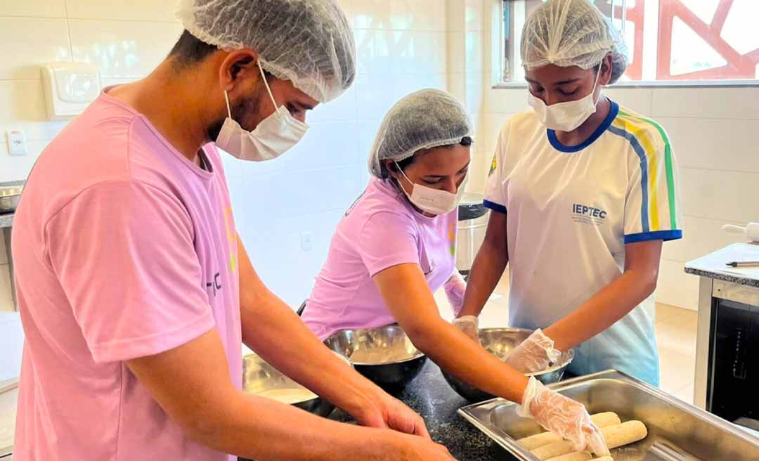 Ieptec abre 210 vagas em oficinas de salgados, pães caseiros e bolos e tortas, em Rio Branco e Porto Acre