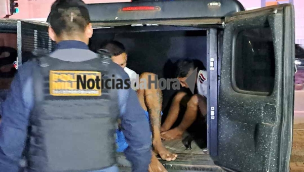 Polícia localiza veículo usado em roubo a mercantil e prende dois integrantes do Comando Vermelho em Rio Branco