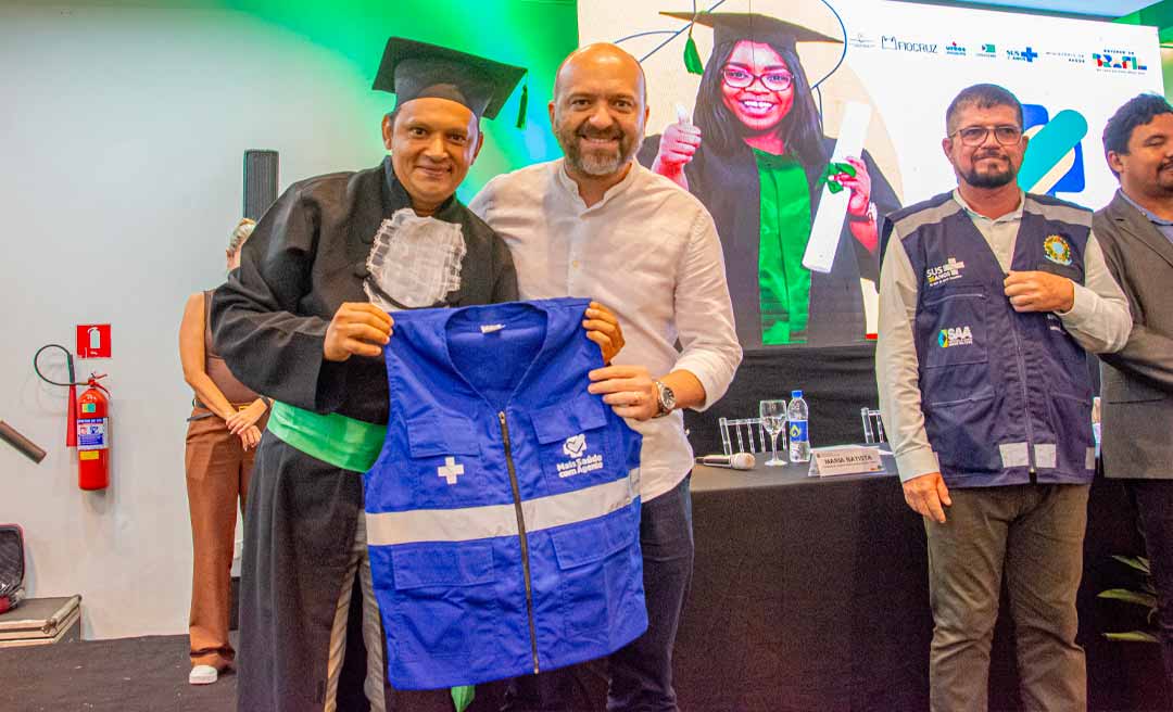 Rio Branco participa da diplomação estadual de 250 agentes comunitários de saúde e de endemias