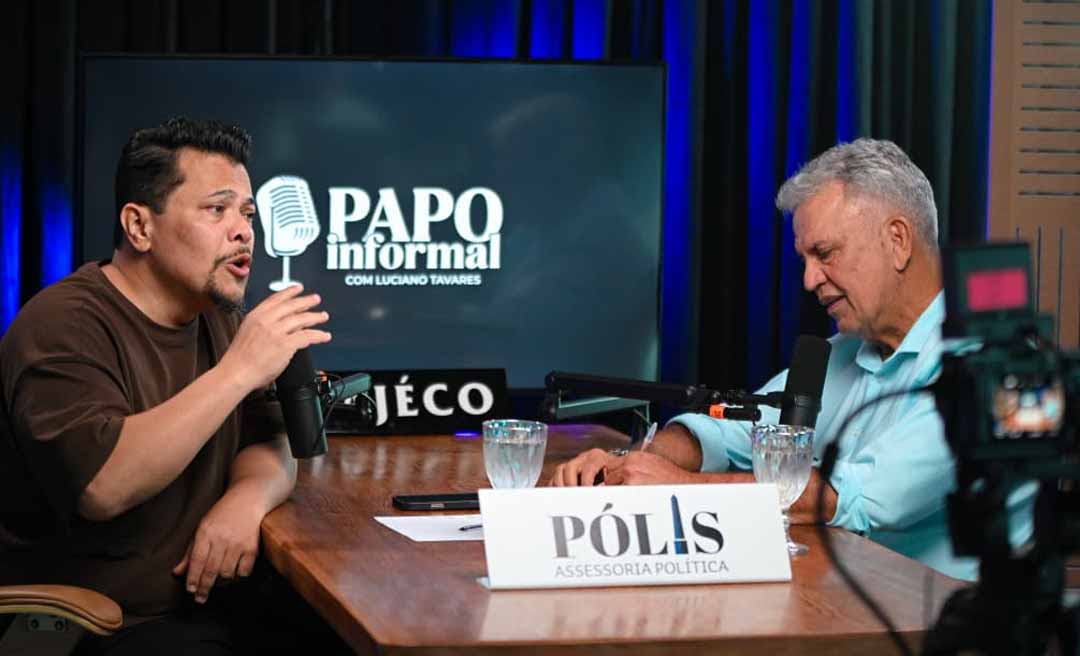 No Papo Informal, Petecão disse não acreditar que Bocalom vai deixar a prefeitura para ‘aventurar’ ao governo