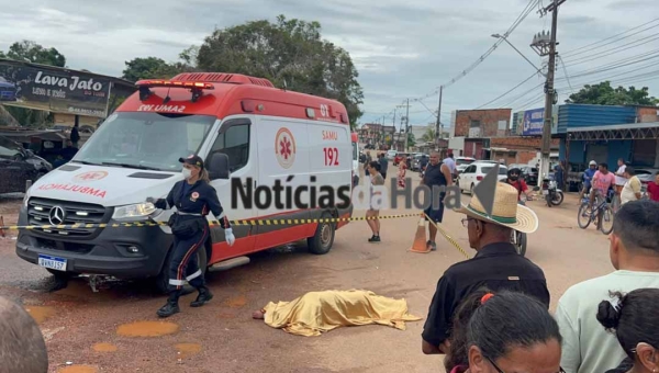Pastor de 65 anos morre atropelado ao sair de culto no bairro Calafate, em Rio Branco