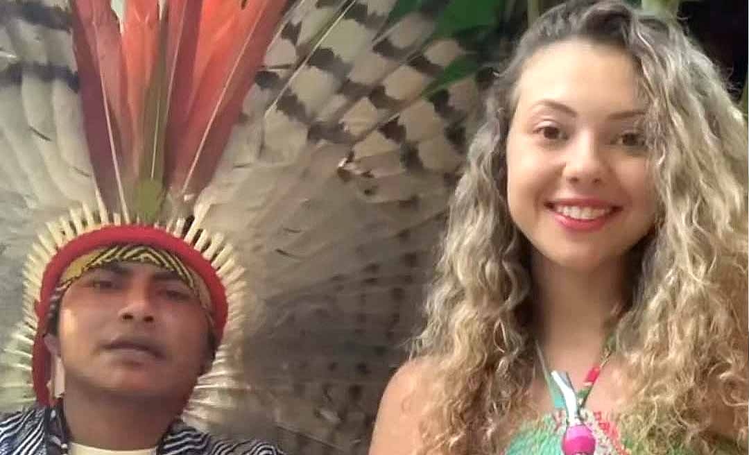 “Nosso amor atravessou fronteiras para existir”, diz líder Huni Kuin sobre encontro com terapeuta gaúcha que viralizou nas redes