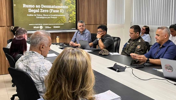 Governo do Acre realiza 1ª reunião do Sistema de Gestão e Coordenação do Projeto Rumo ao Desmatamento Ilegal Zero