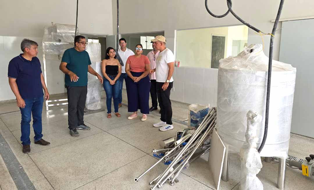 Prefeitura de Rio Branco realiza visita técnica nas obras do Polo Agroindustrial, Indústria de Leite de Soja e Viaduto Mamedio Bittar