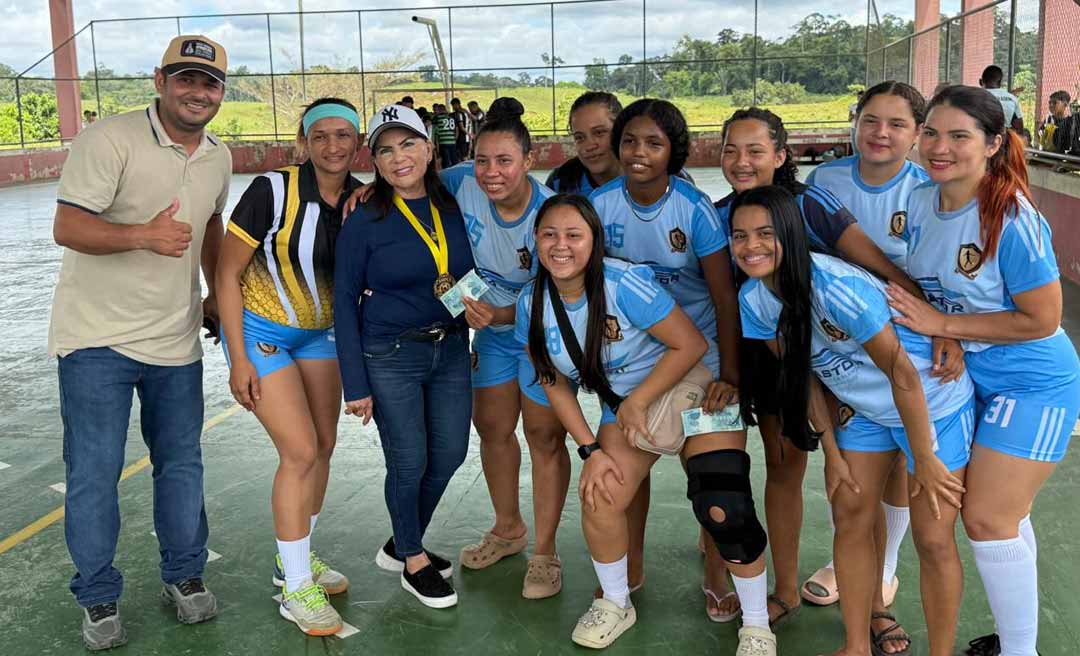Com apoio de Antonia Sales grande campeonato de futsal é realizado no município de Tarauacá