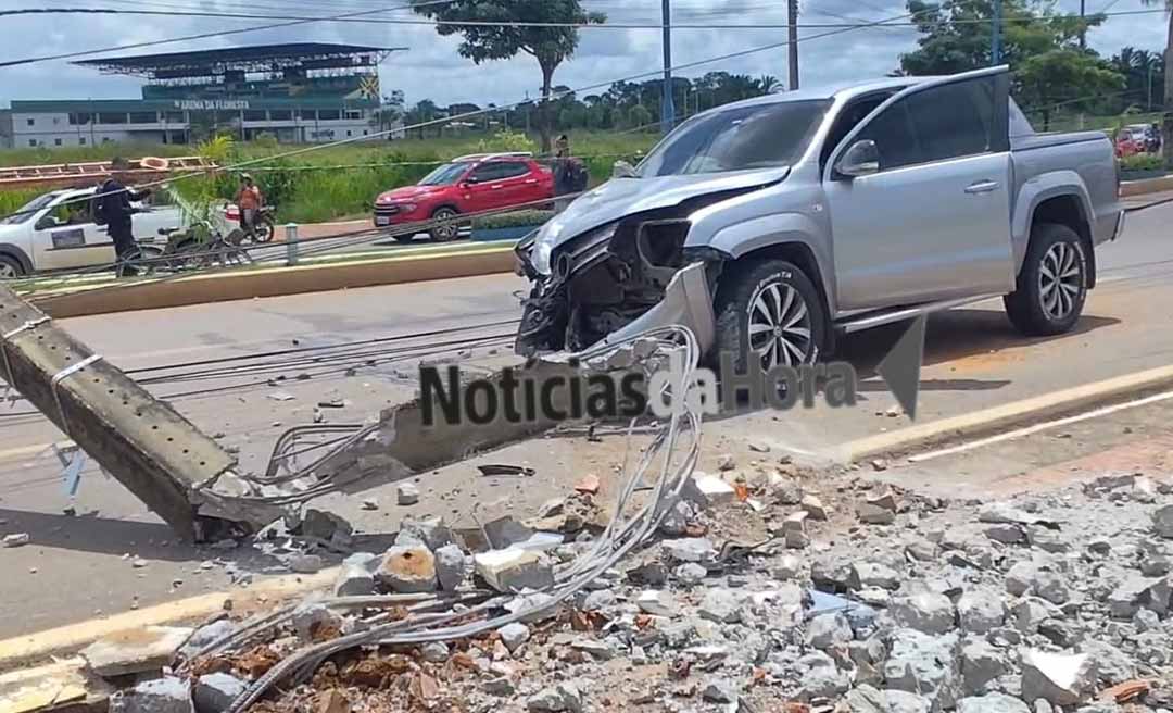 Test drive termina em acidente e deixa mototaxista ferido em Rio Branco