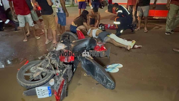 Motorista com suspeita de embriaguez invade contramão e provoca grave acidente na Baixada da Sobral