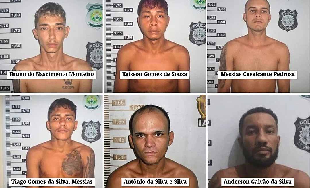 Seis presos fogem do presídio Manoel Neri, e forças de segurança montam operação em Cruzeiro do Sul