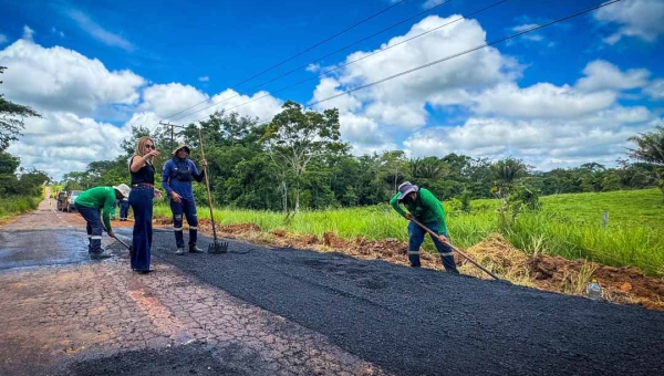 Deracre conclui tapa-buraco do km 30 até Porto Acre e retoma serviços na quarta-feira no trecho inicial da AC-10